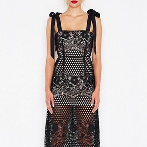 Alice McCall black maxi lace cocktail dress 2